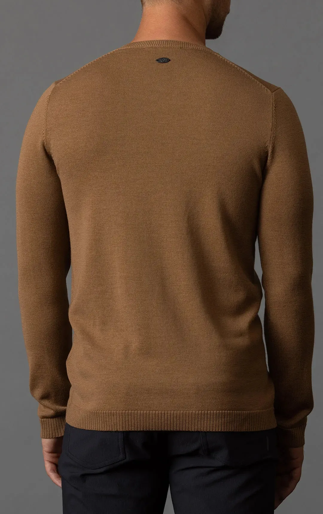 12GG MERINO V-NECK SWEATER - CLEARANCE