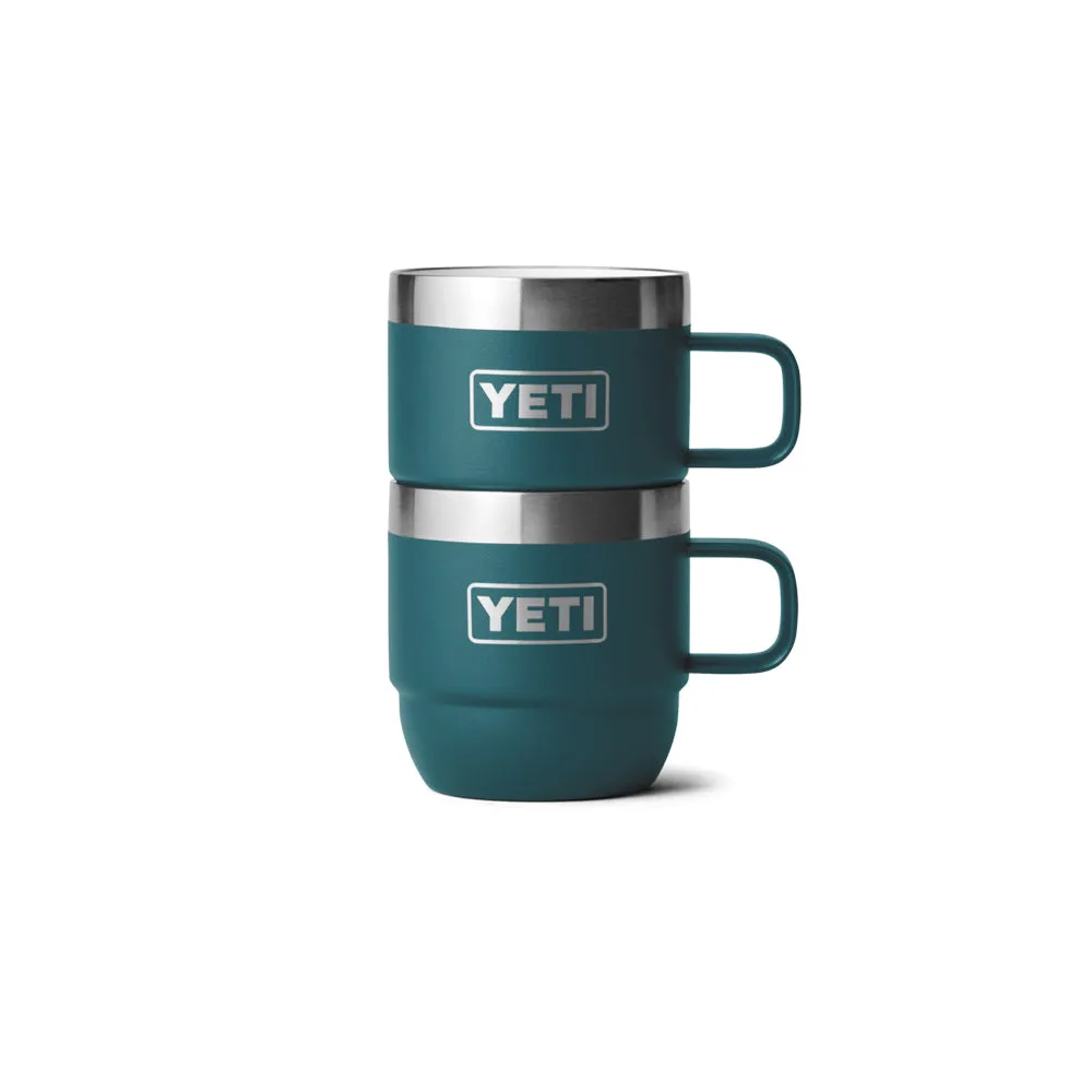 21071502578 TAZA RAMBLER 6oz STACKABLE 2 PIEZAS AGAVE TEAL MARCA YETI