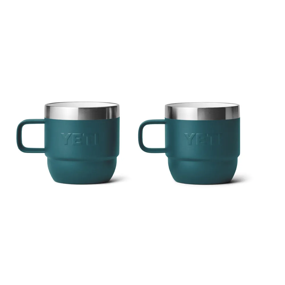 21071502578 TAZA RAMBLER 6oz STACKABLE 2 PIEZAS AGAVE TEAL MARCA YETI