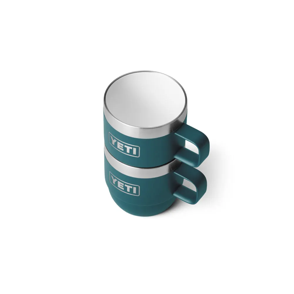 21071502578 TAZA RAMBLER 6oz STACKABLE 2 PIEZAS AGAVE TEAL MARCA YETI