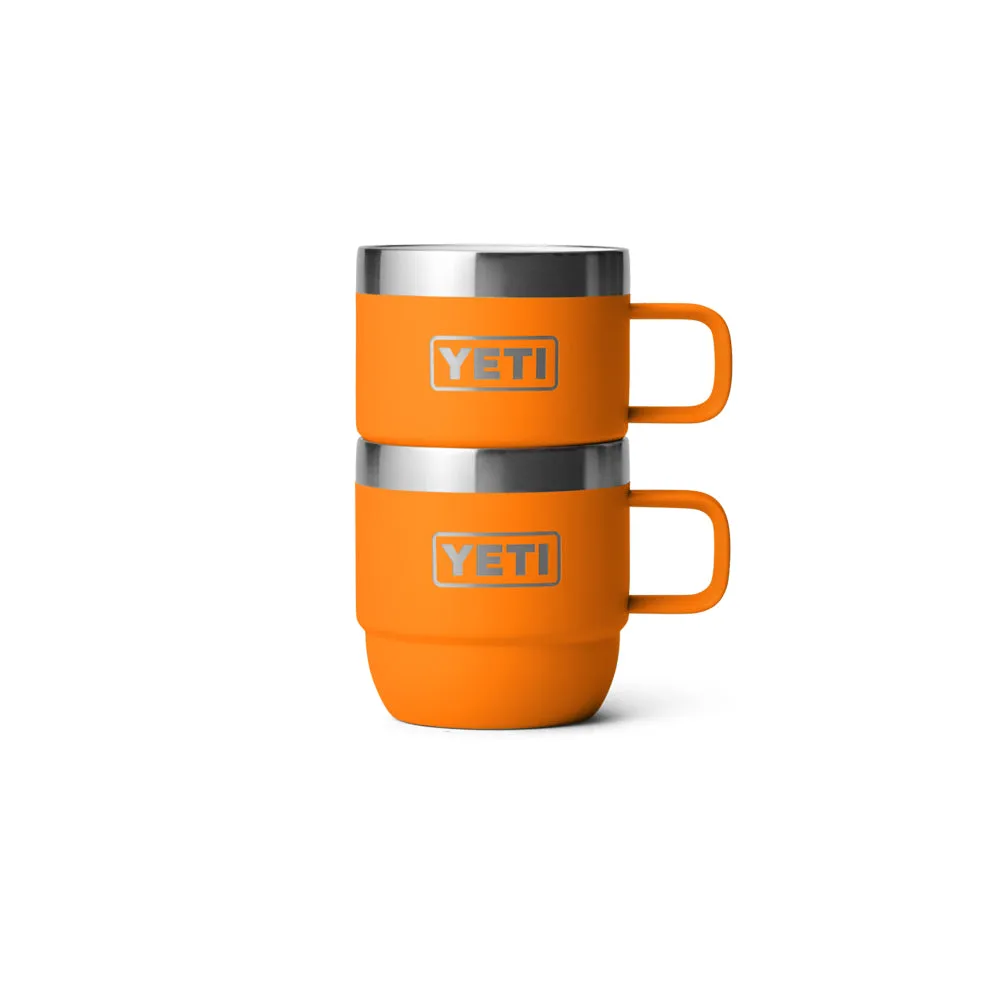 21071502629 TAZA RAMBLER 6oz STACKABLE 2 PIEZAS KING CRAB ORANGE MARCA YETI