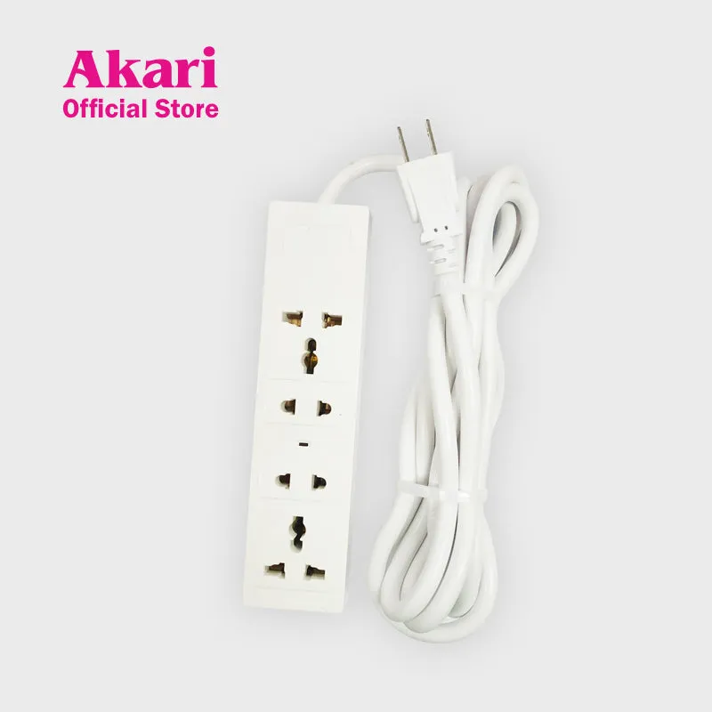 Akari 4 Gang With 10 Meters Cable Extension cord (AEC-H2010)