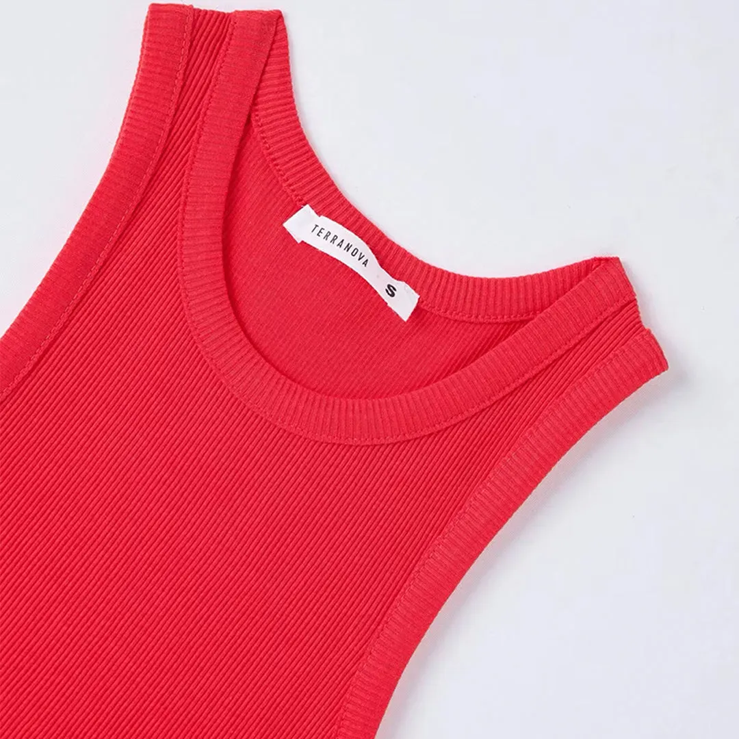 American Neckline Tank Top