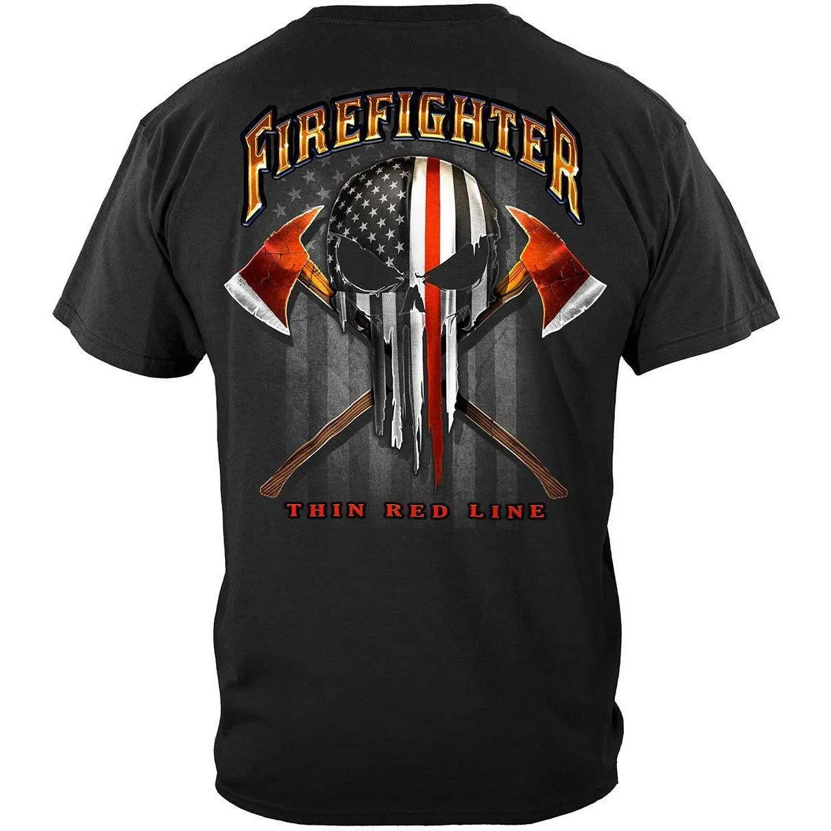 American Pride Firefighter Skull of Freedom Long Sleeve