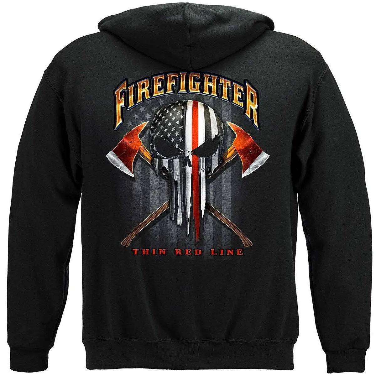 American Pride Firefighter Skull of Freedom Long Sleeve