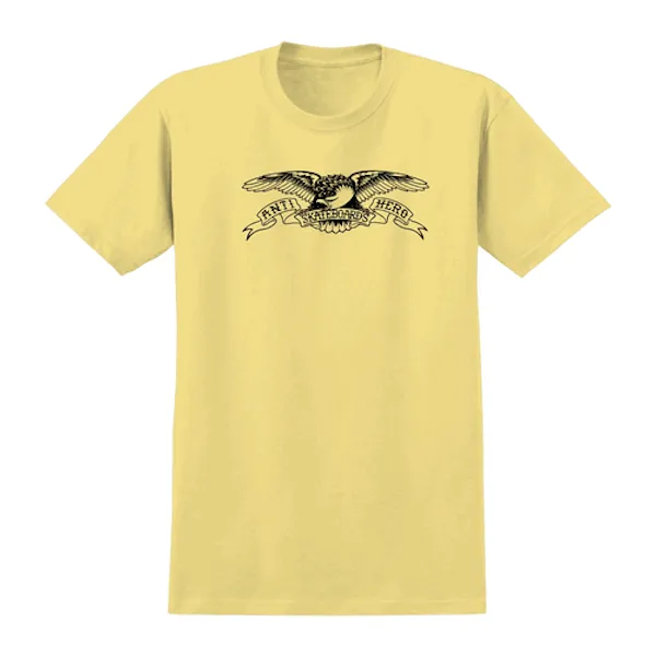 Anti-Hero Basic Eagle T-Shirt - Banana/Black