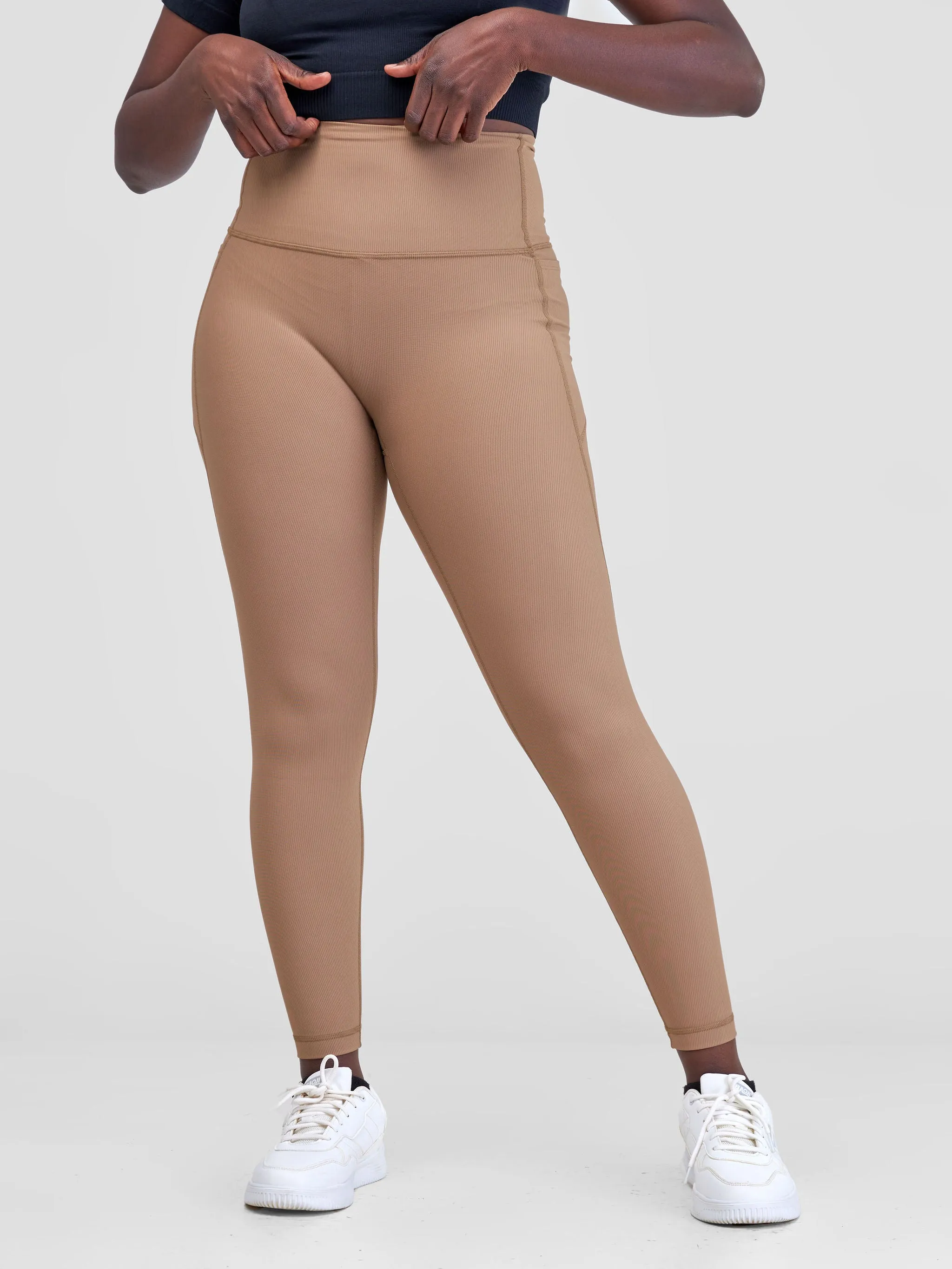 Ava Fitness Urban Leggings - Brown