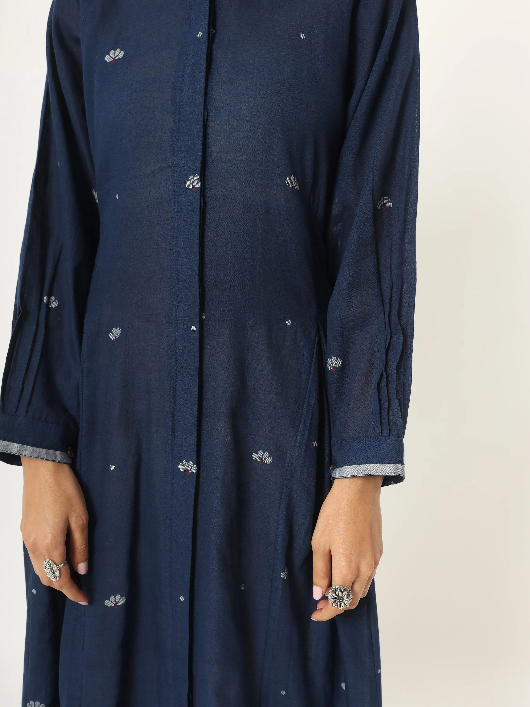 'Azora' an elegant Muslin Cotton Jamdani Dress