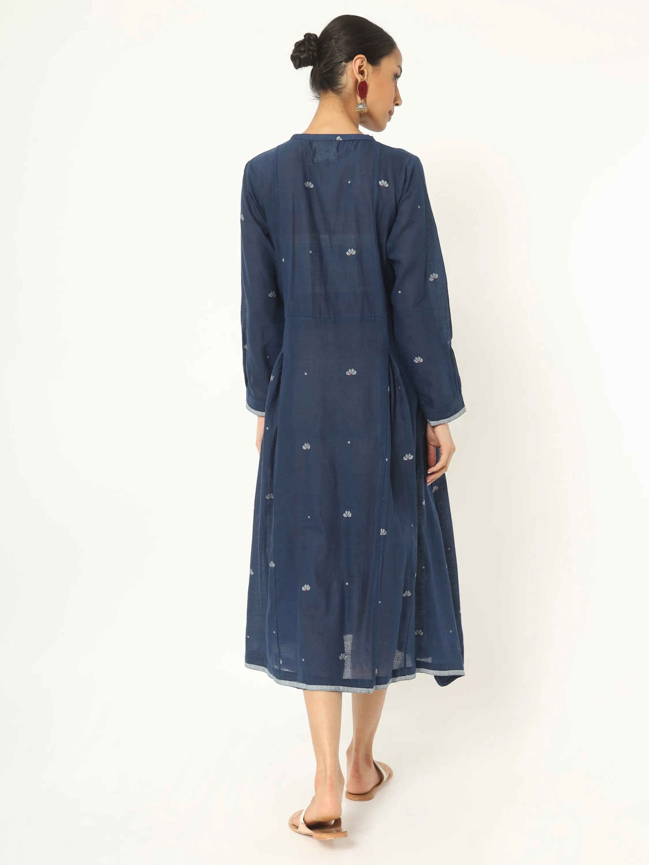 'Azora' an elegant Muslin Cotton Jamdani Dress