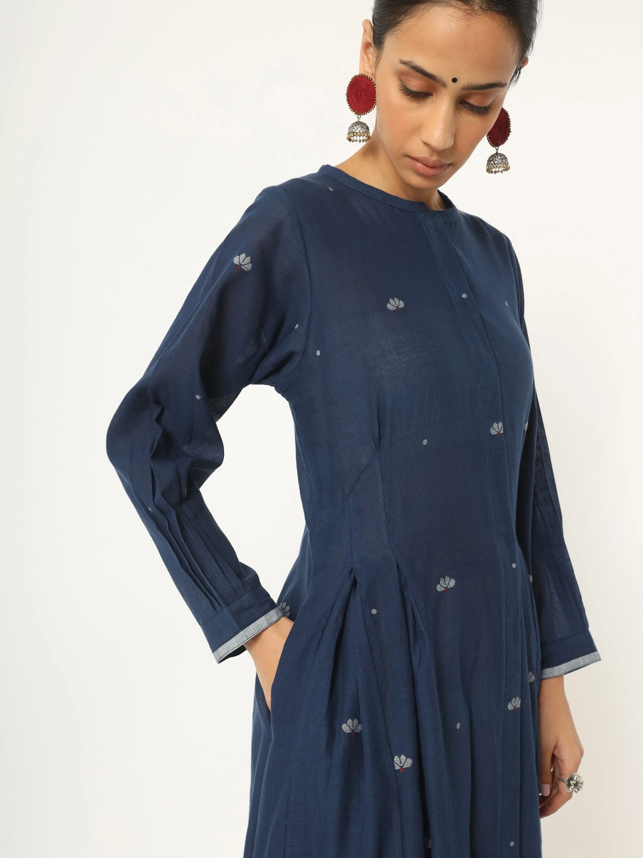 'Azora' an elegant Muslin Cotton Jamdani Dress