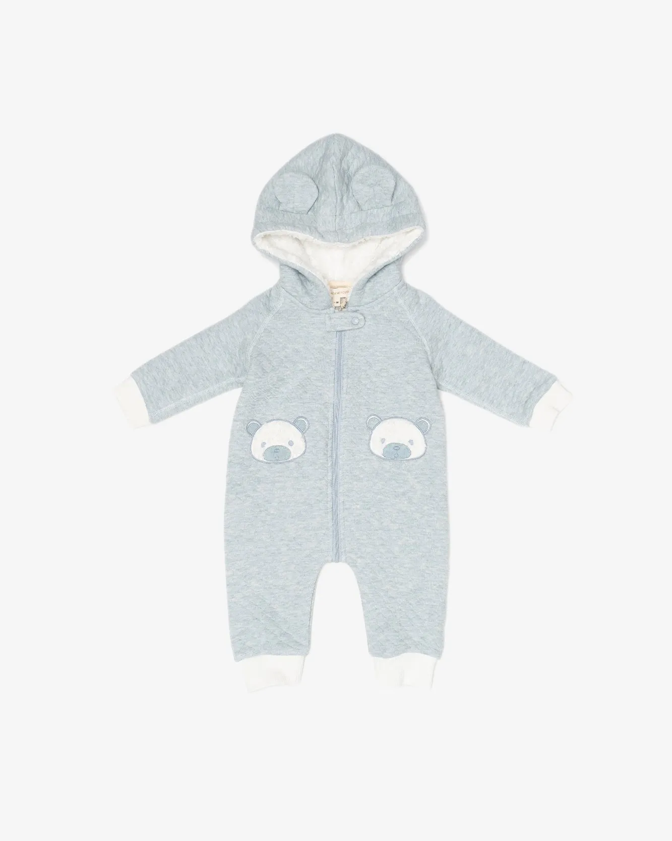 Baby Bear Double-layered Coverall Romper