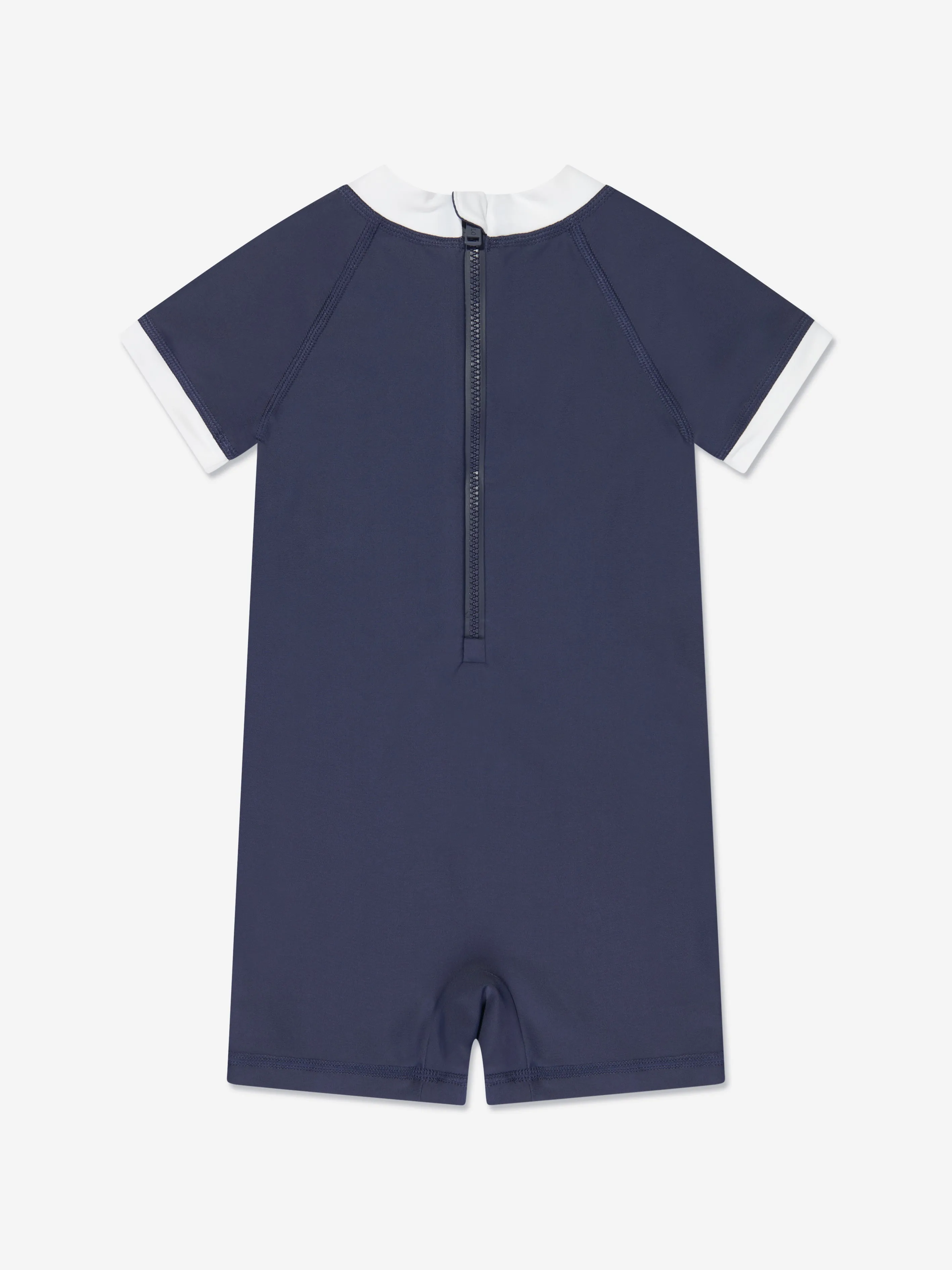 Baby Boys Bear Rashguard Swimsuit in Navy