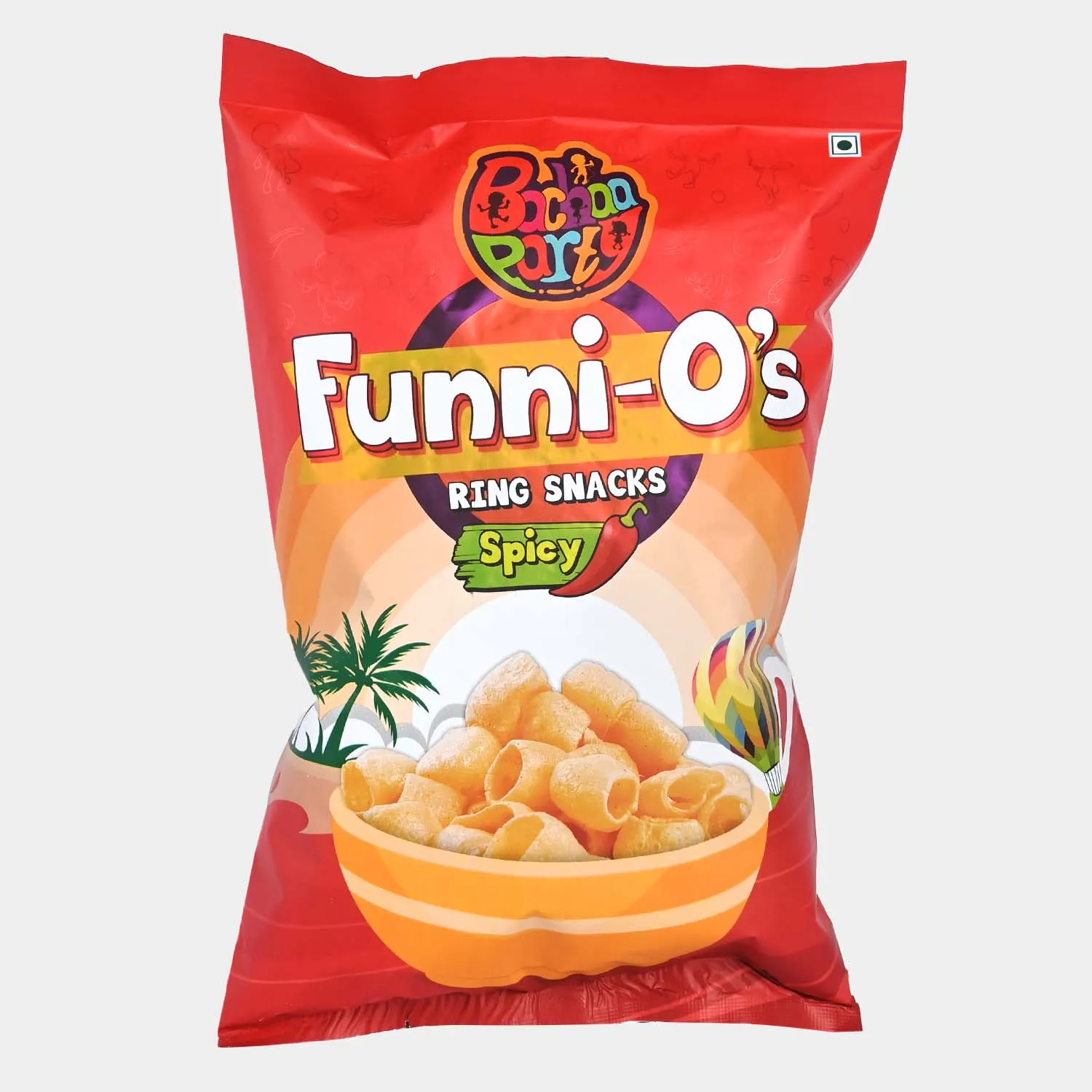 Bachaa Party Funni-O Ring Snacks-Spicy