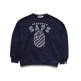 BAPE X CONCEPTS CREWNECK M RELAX (Navy)