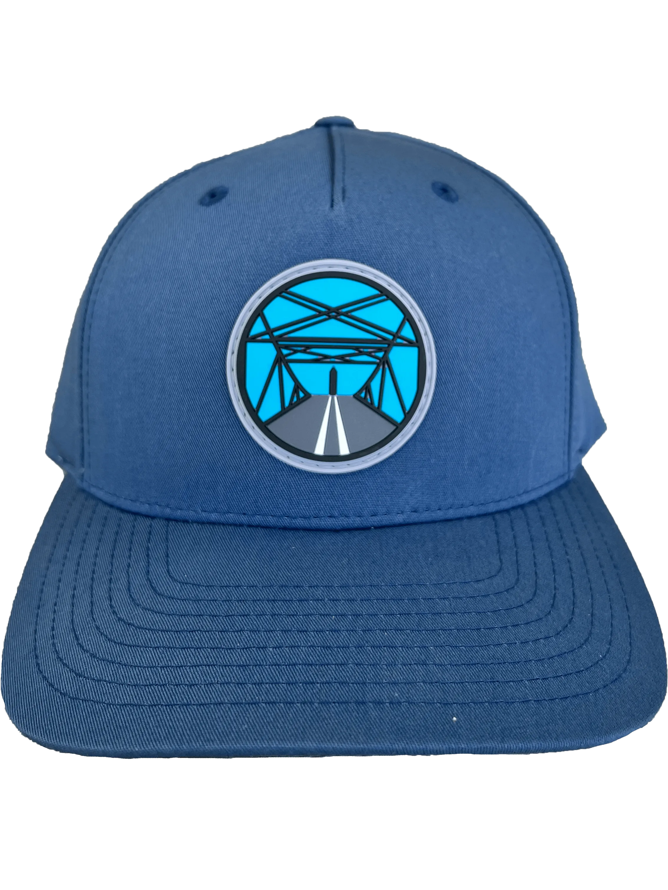 Beach Bound Snapback Hat (Light Navy)