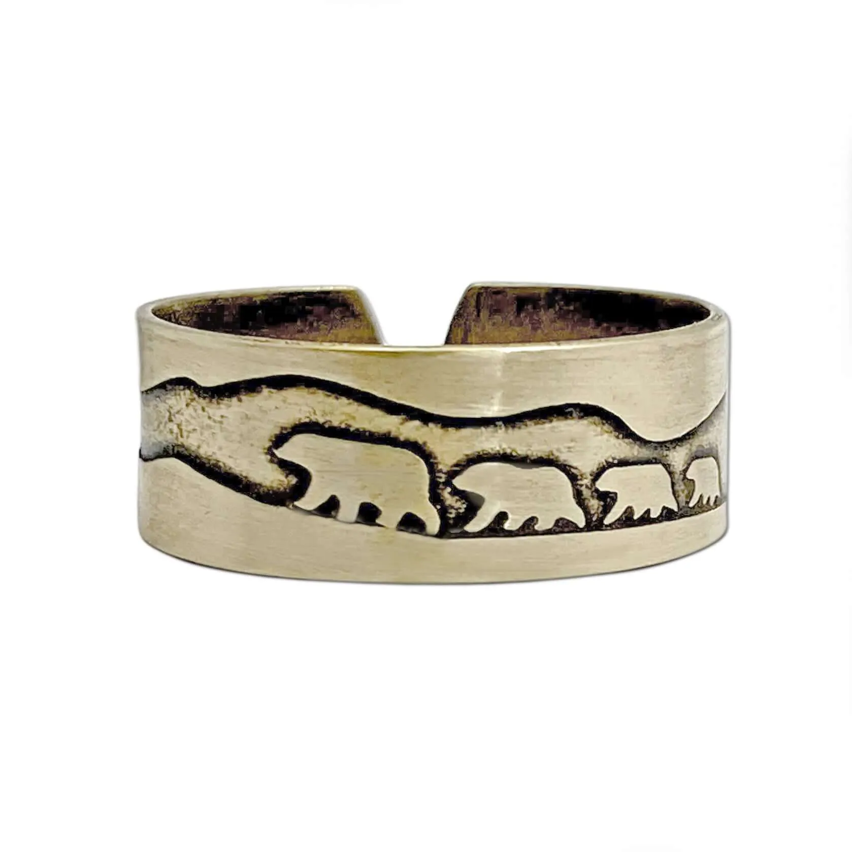 Bears on a Hike Adjustable Ring