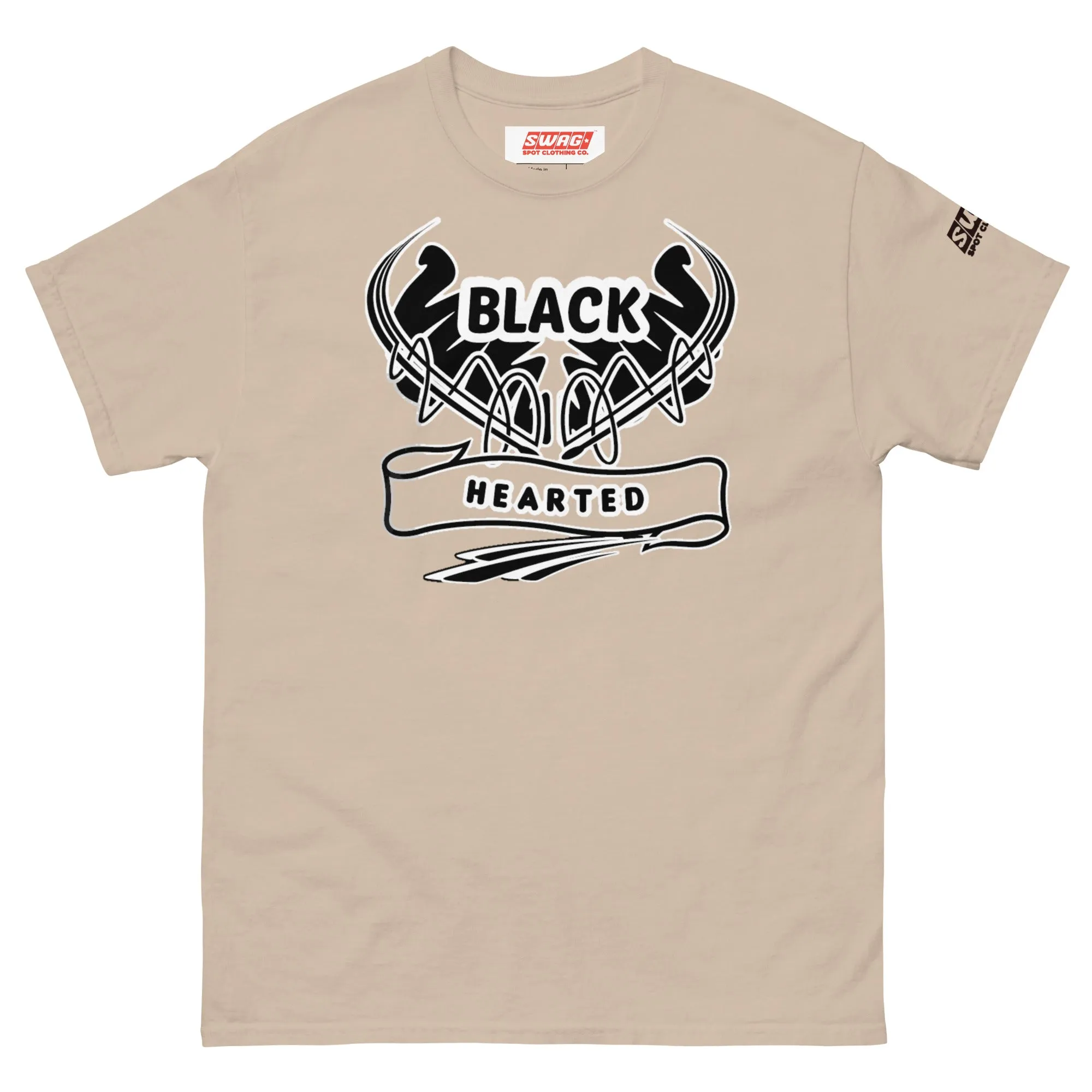 Black Hearted Unisex T-Shirt