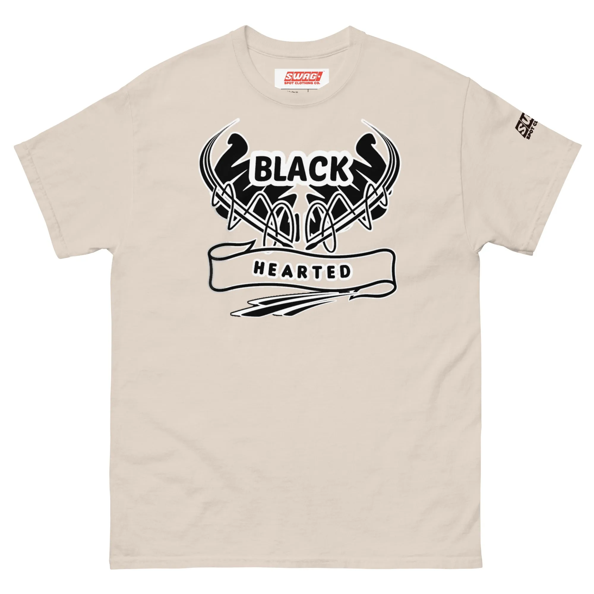 Black Hearted Unisex T-Shirt