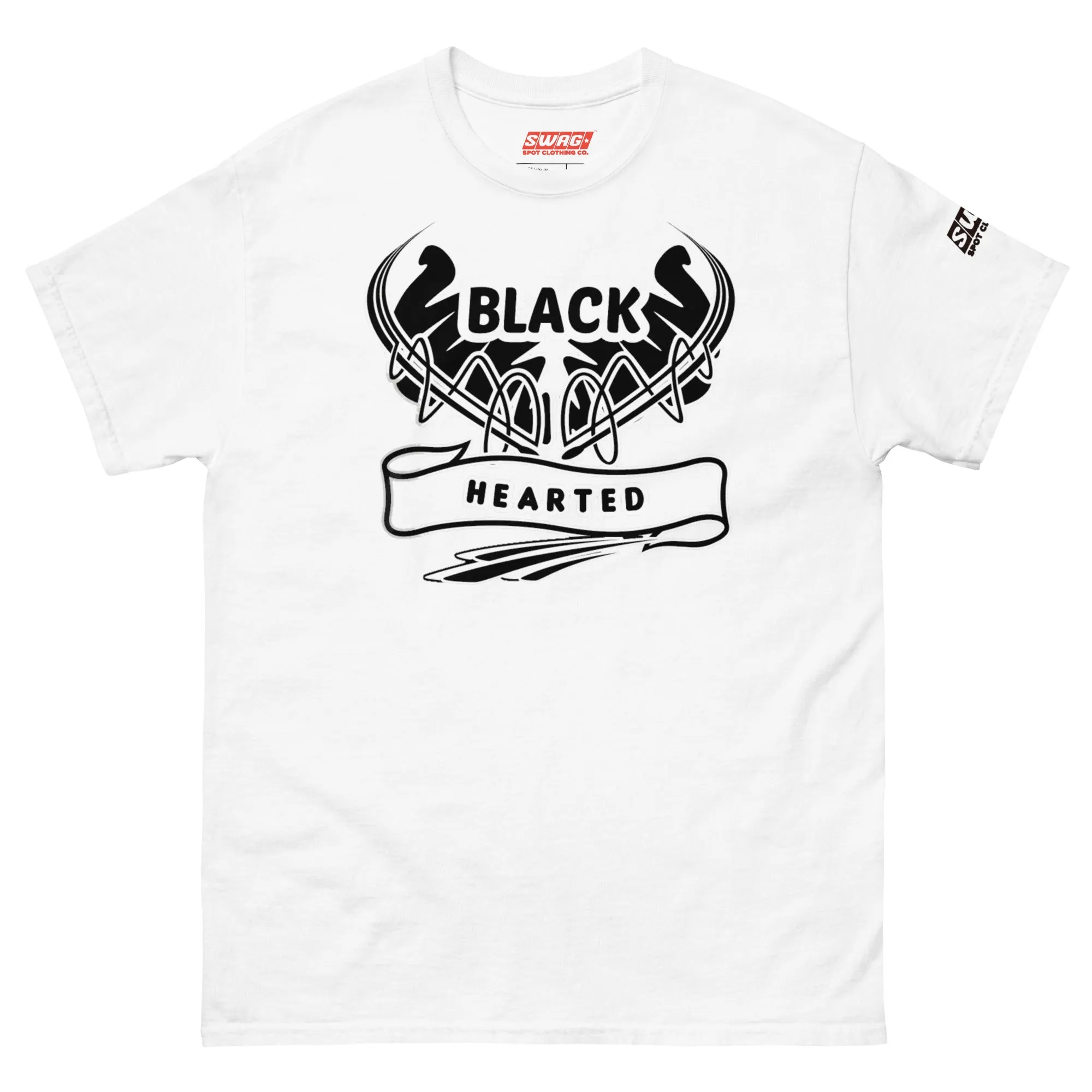 Black Hearted Unisex T-Shirt