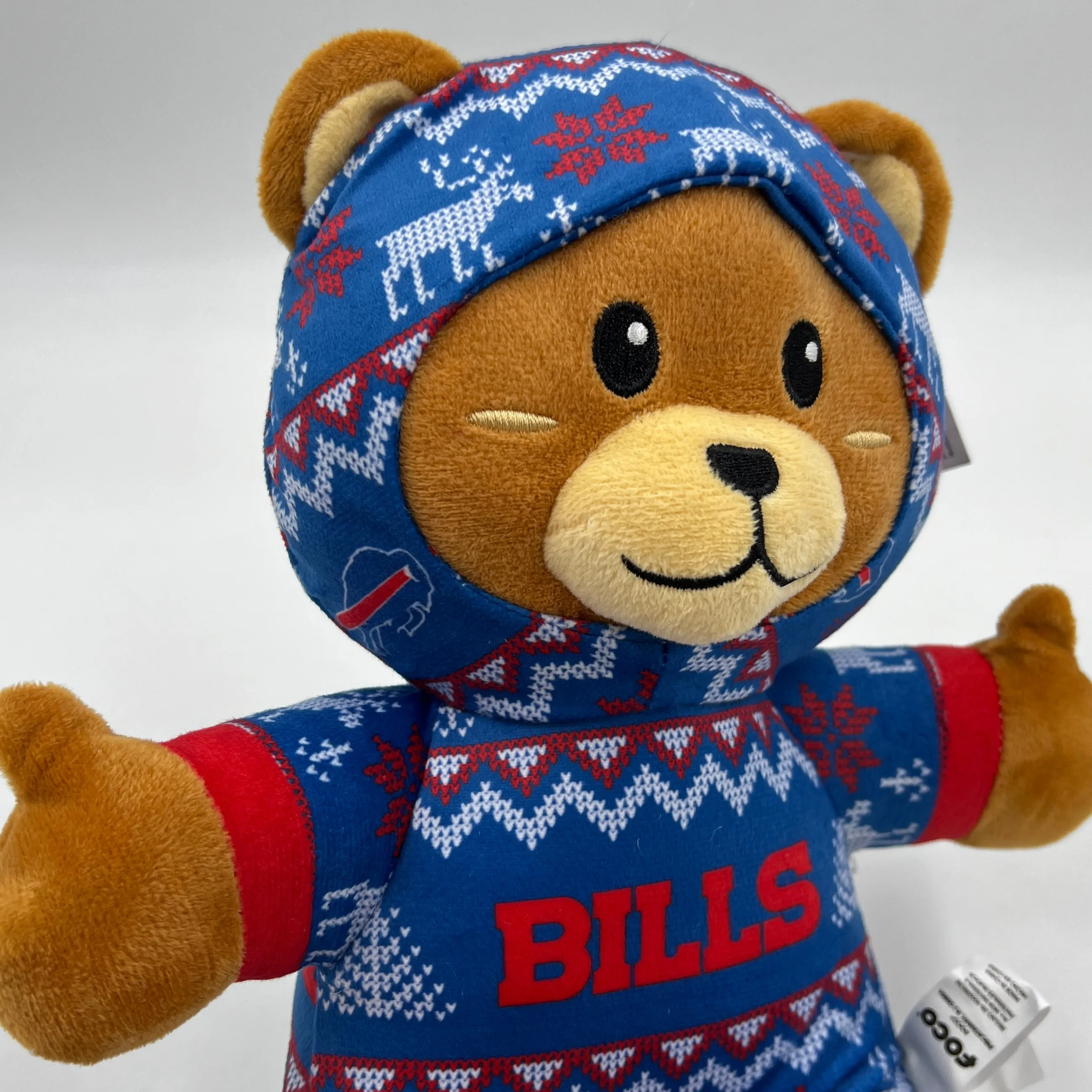 Buffalo Bills Bear With Onesie Plush Stuffed Animal