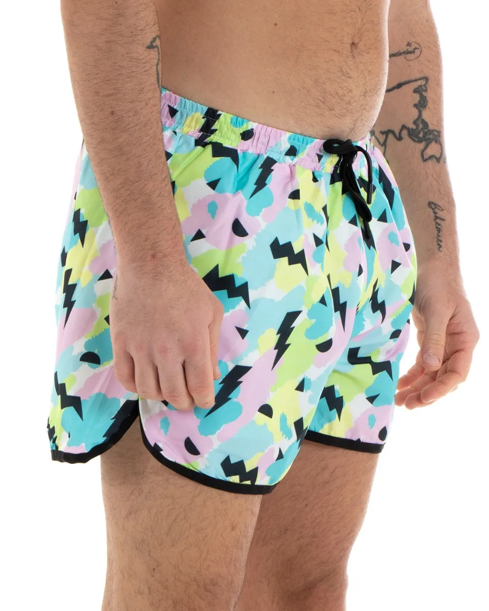 Costume Uomo Fantasia Multicolore Boxer Summer Casual GIOSAL-SU1174A