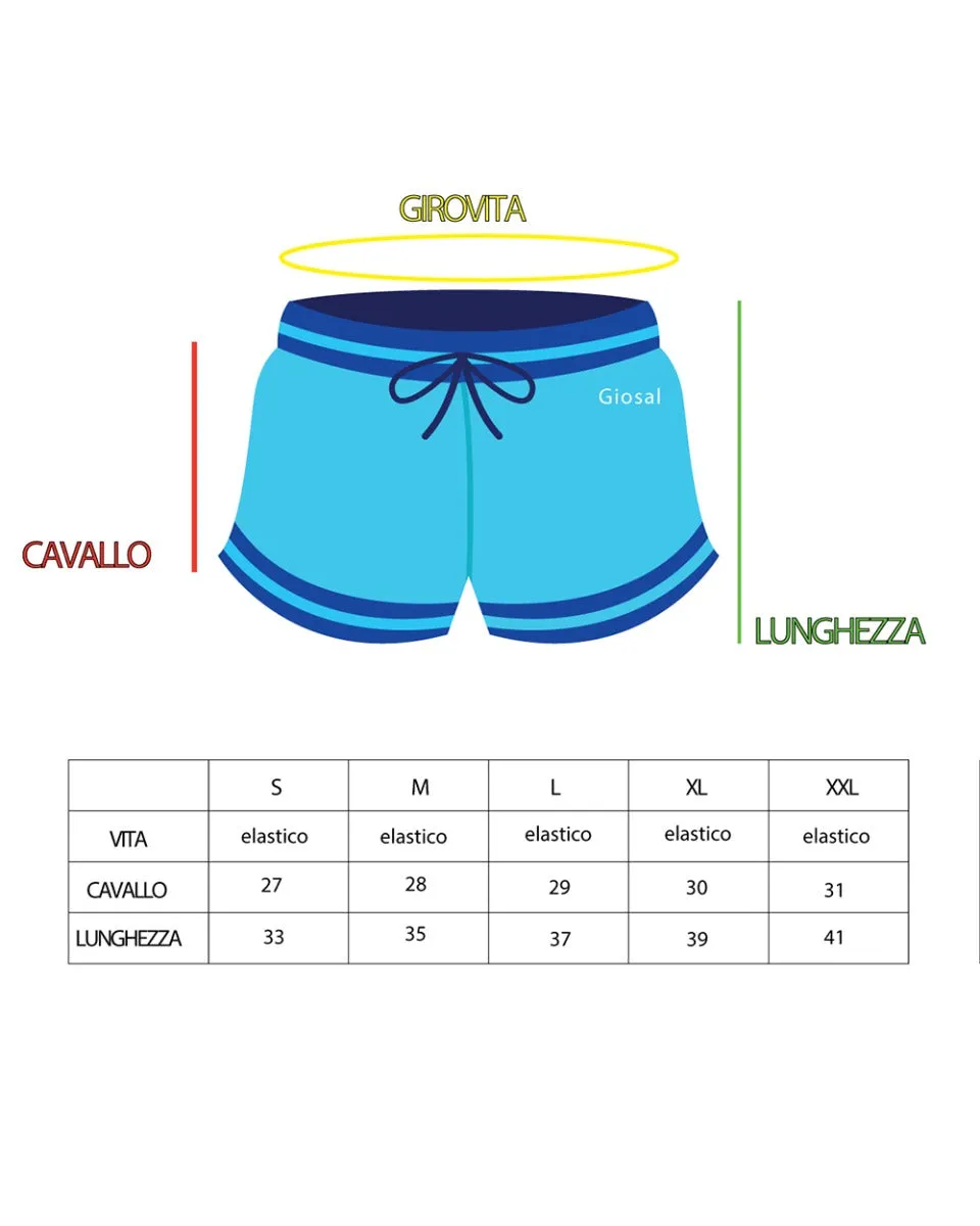 Costume Uomo Fantasia Multicolore Boxer Summer Casual GIOSAL-SU1174A