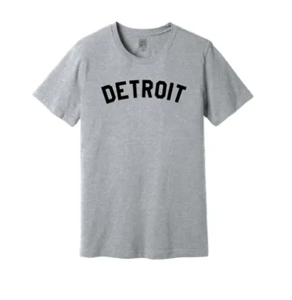 Detroit Unisex Tee / Grey