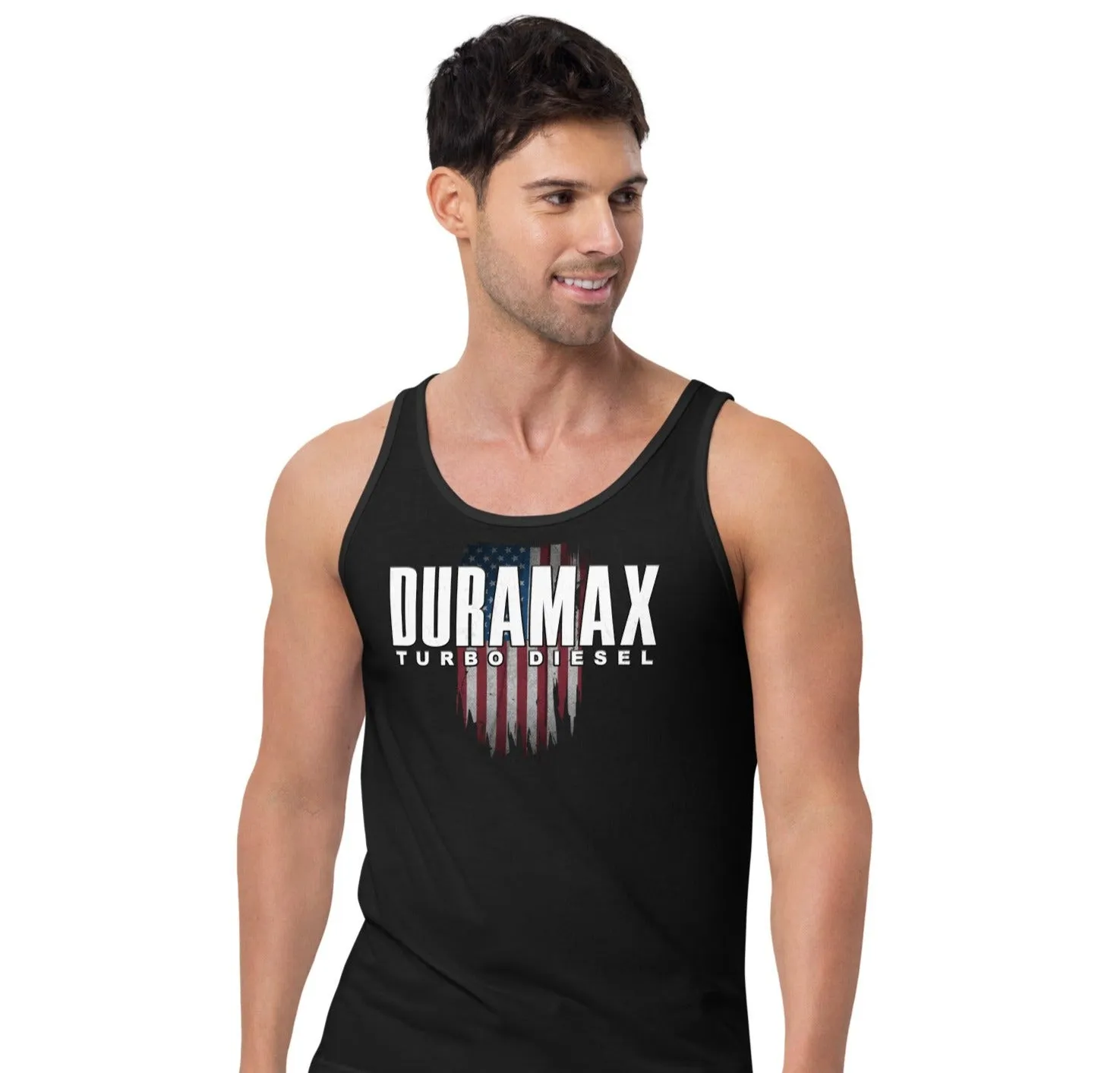 Duramax Men's Tank Top With Patriotic Design