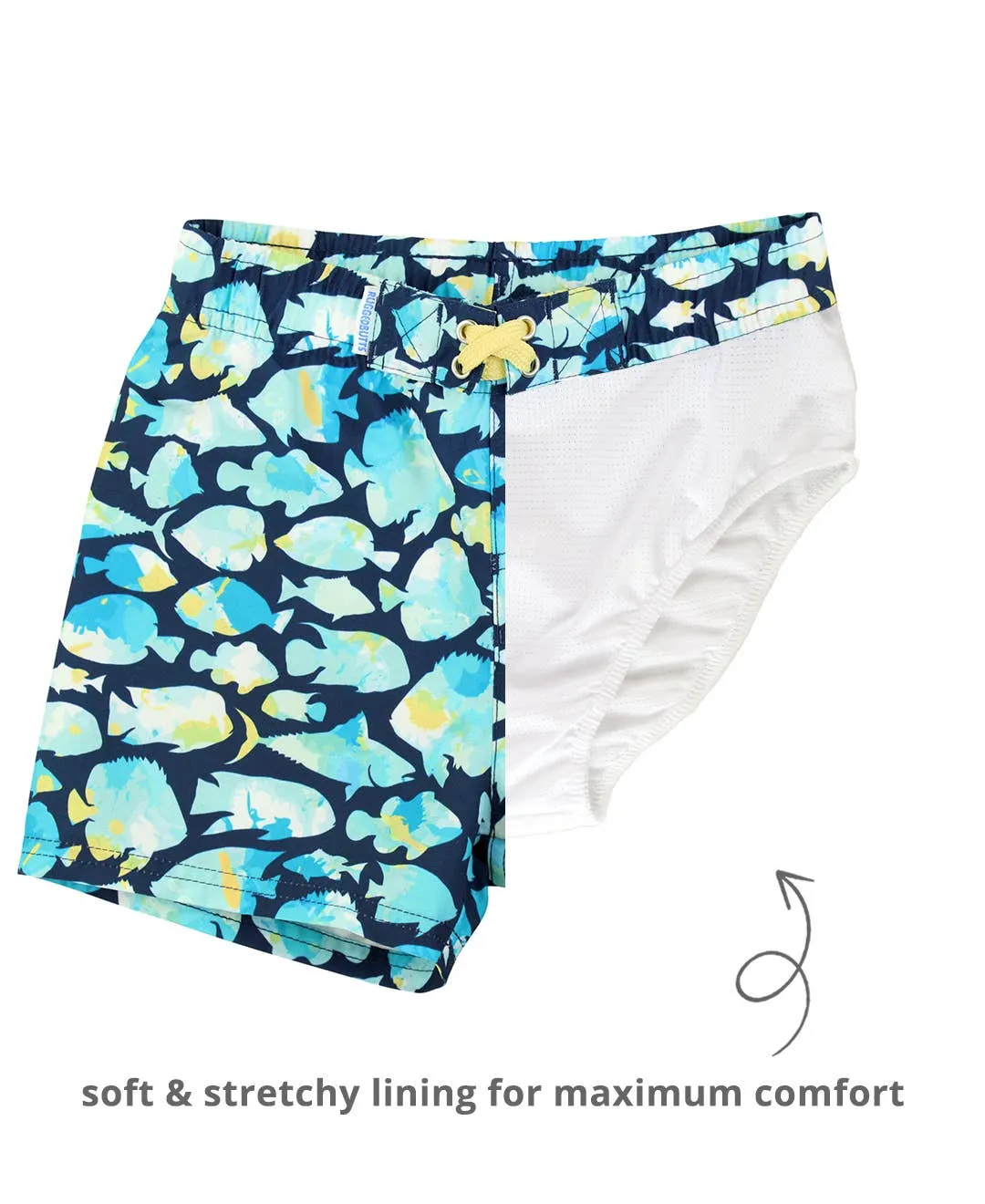 Fish Friends Swim Trunks