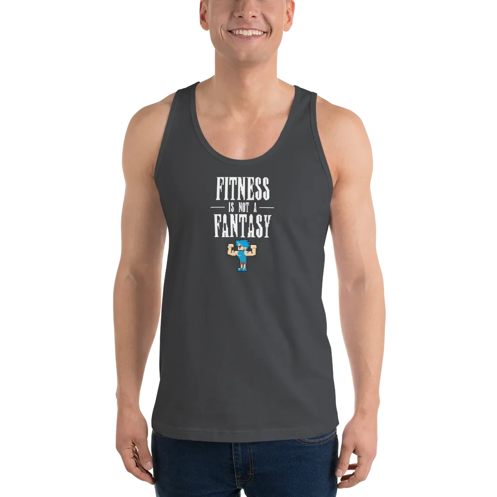 Fitness is not a Fantasy - 8-bit - Tank Top