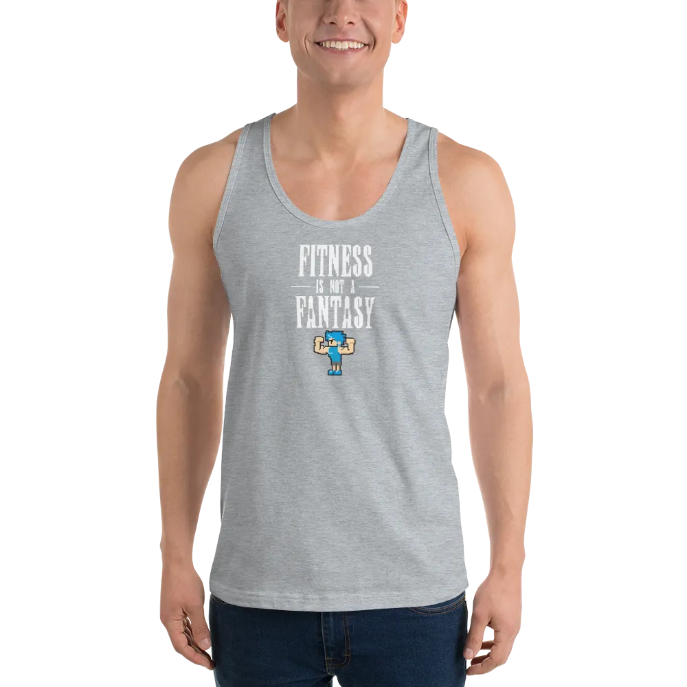 Fitness is not a Fantasy - 8-bit - Tank Top