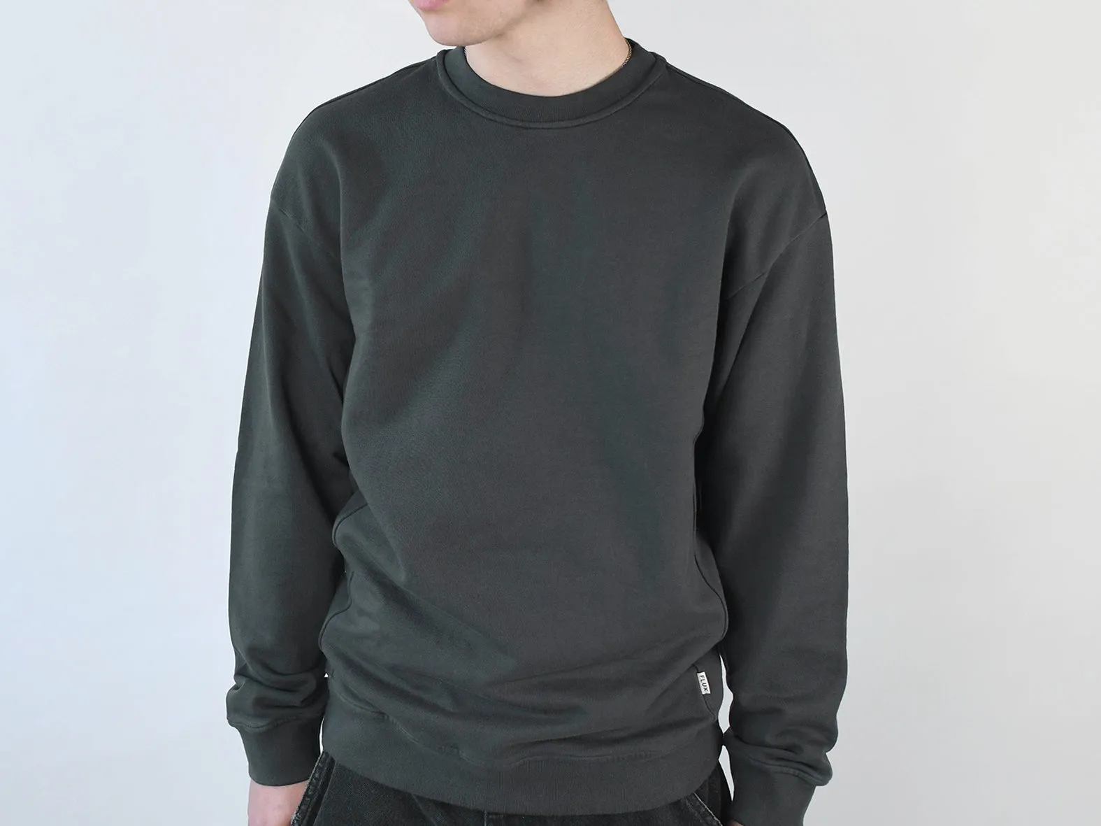 HEAVY 350G SWEATER. SLATE.