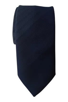 JOSE PISCADOR 100% Polyester Navy Blue Self Striped Tie (57)