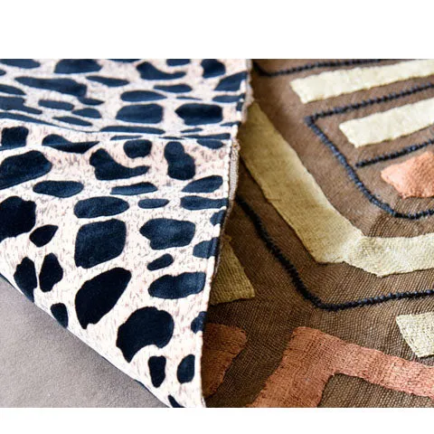 Kuba Reversible Throw | Cheetah Print