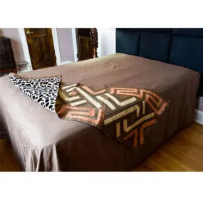 Kuba Reversible Throw | Cheetah Print