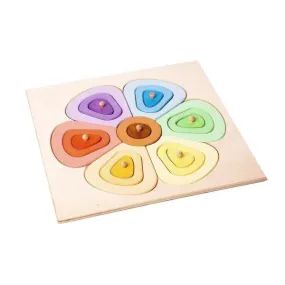 Large Wooden Flower Puzzle