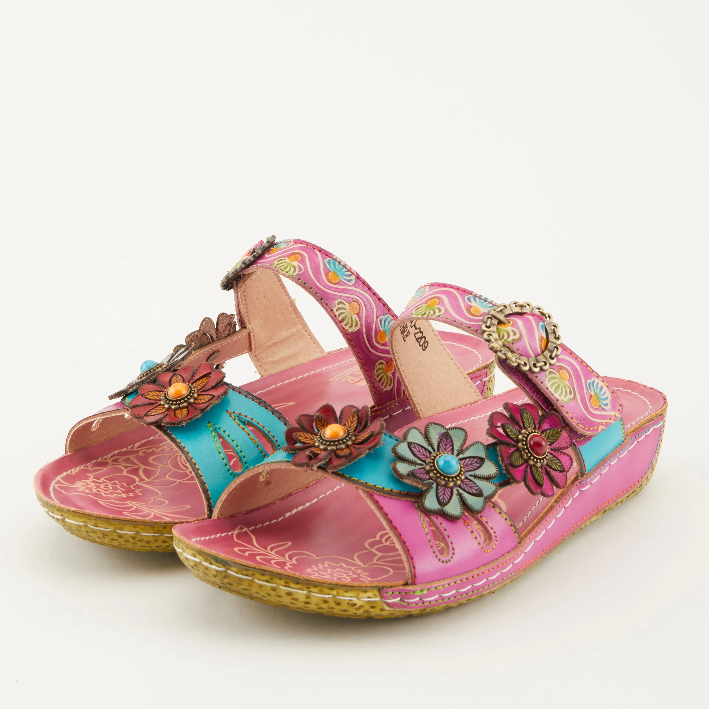 L'ARTISTE ARIALA SLIDE SANDALS