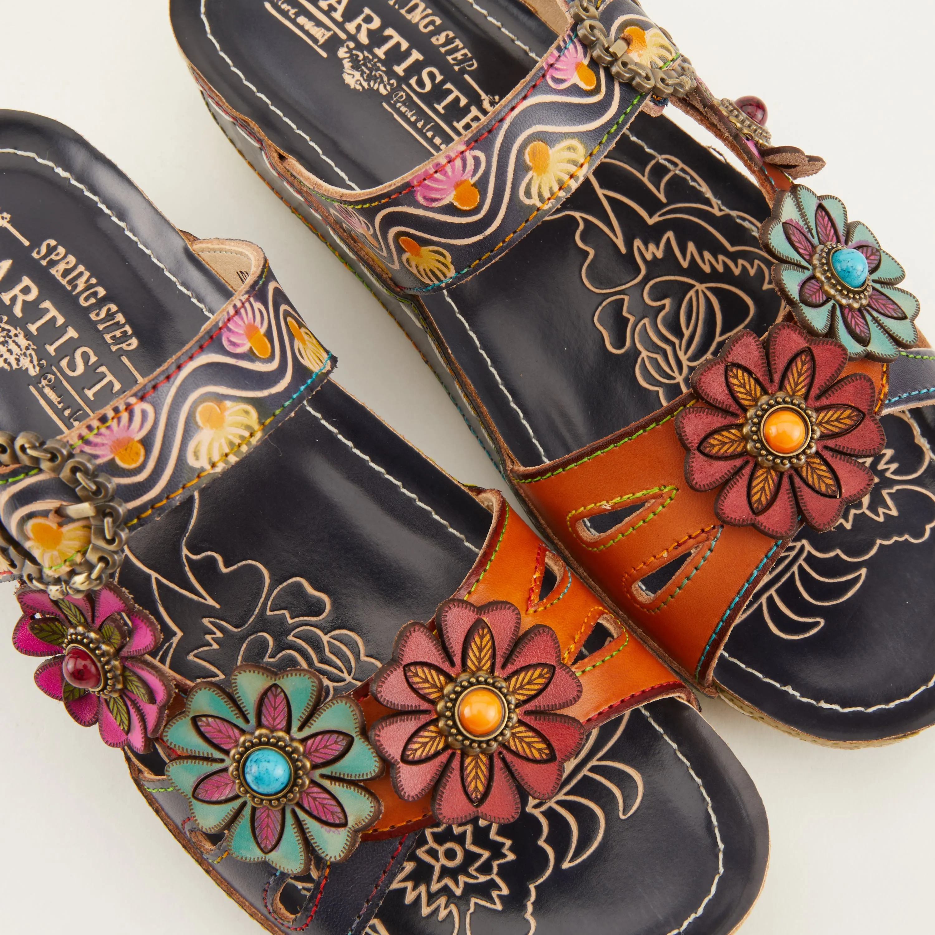 L'ARTISTE ARIALA SLIDE SANDALS