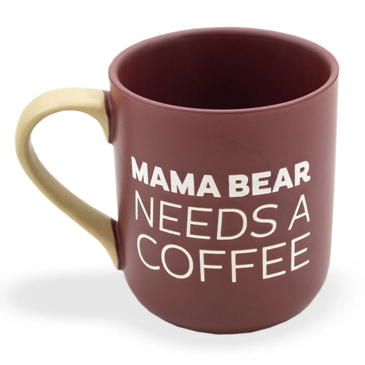 Mama bear ceramic marble look mug.