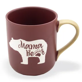 Mama bear ceramic marble look mug.