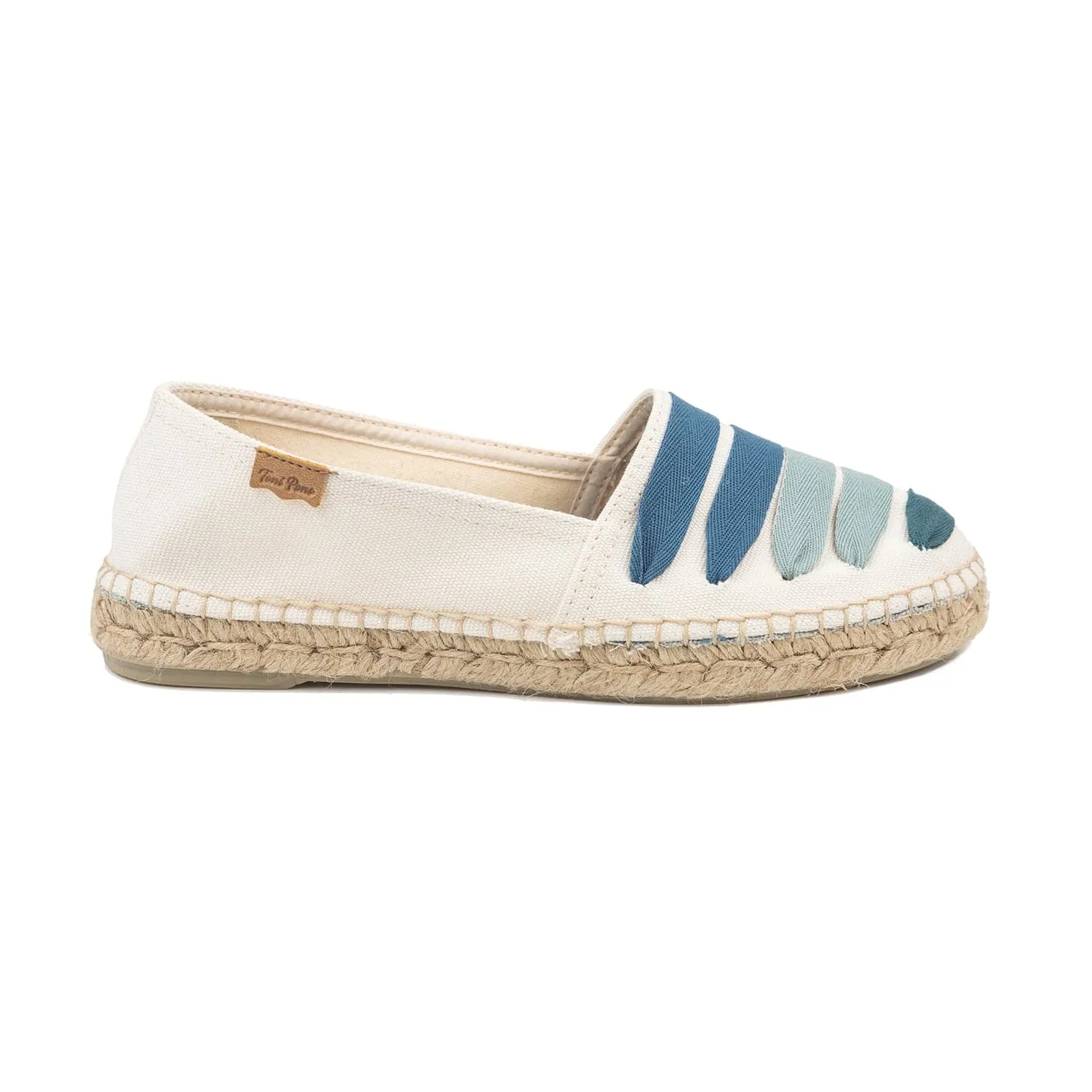 Multicolor Cotton Blend Espadrilles for Women - Rose-CM