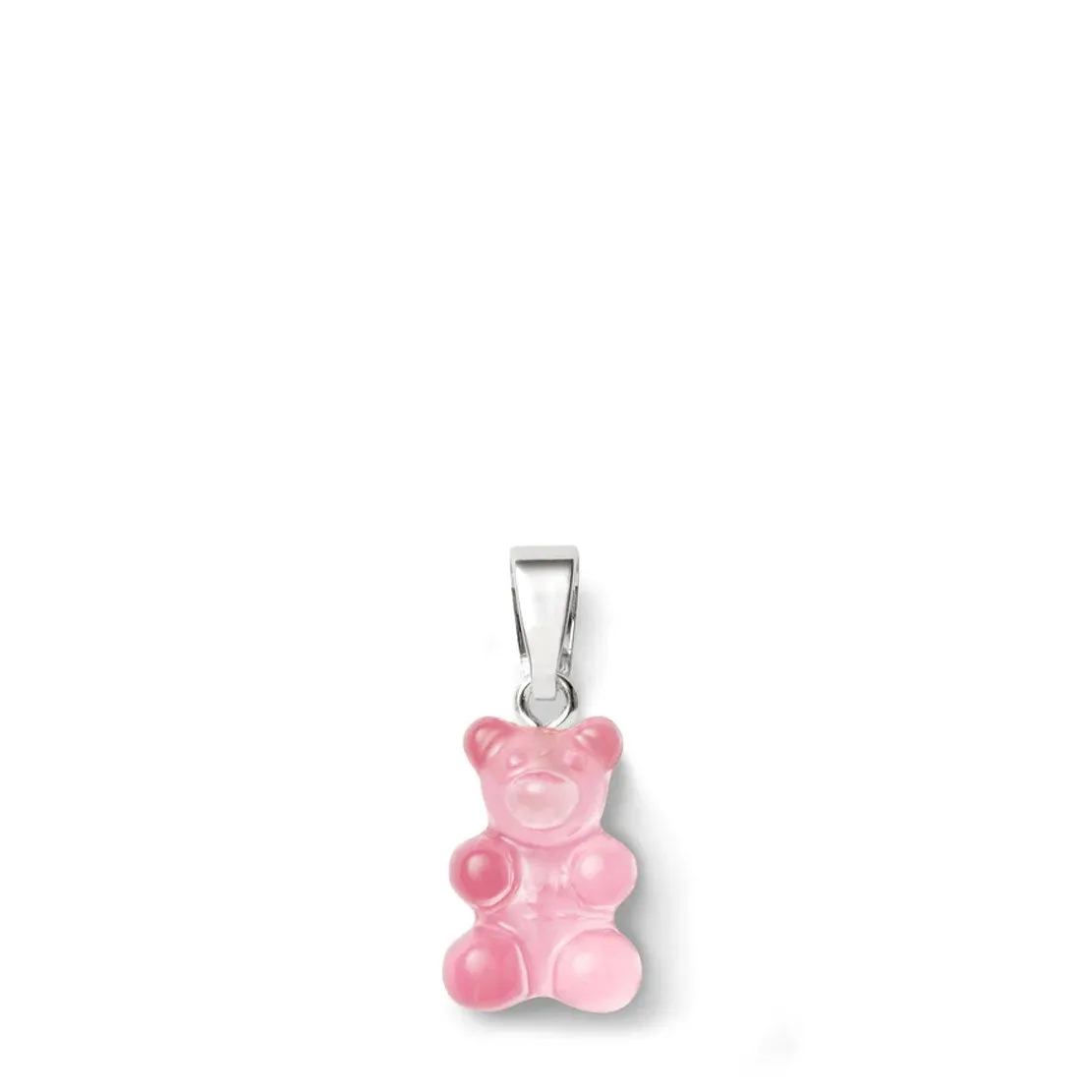 Nostalgia Bear Translucent Pendant Silver Connector