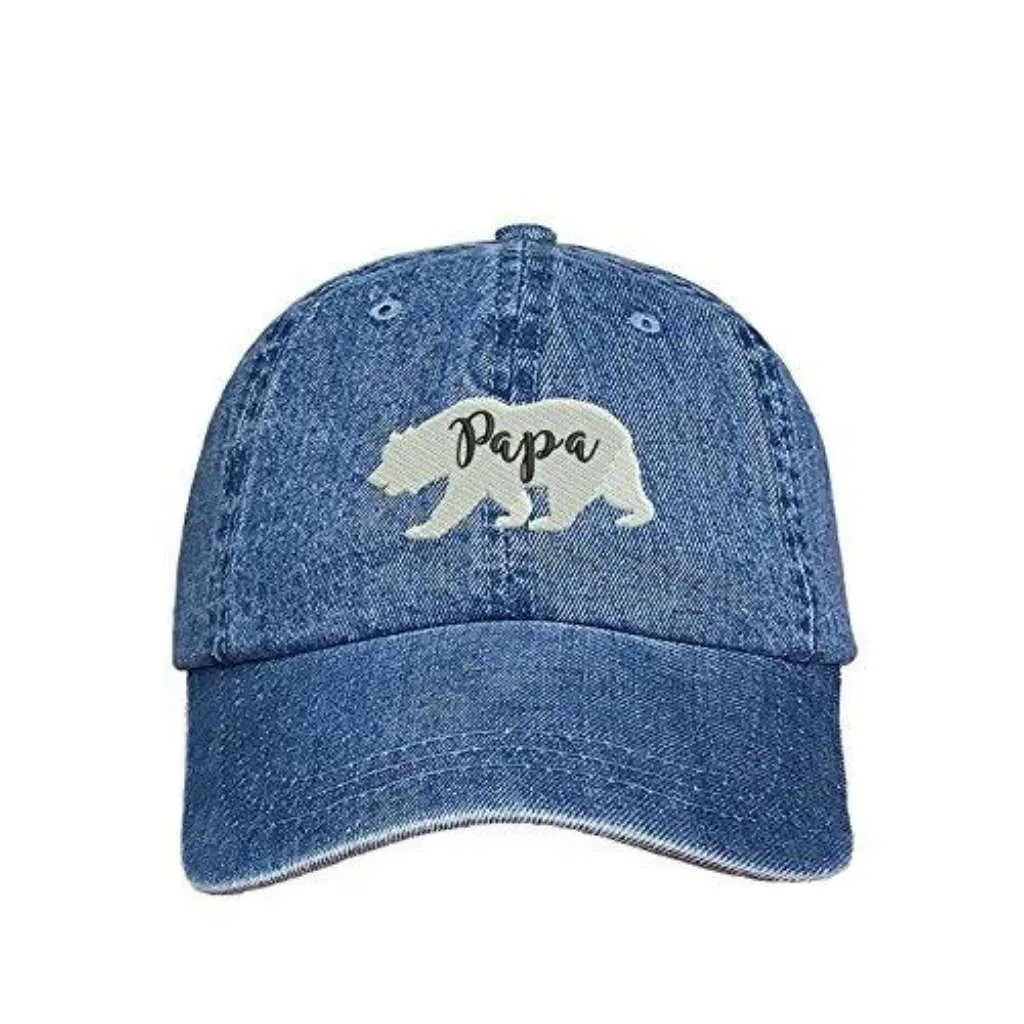 Papa Bear Baseball Hat - Father's Day Hats