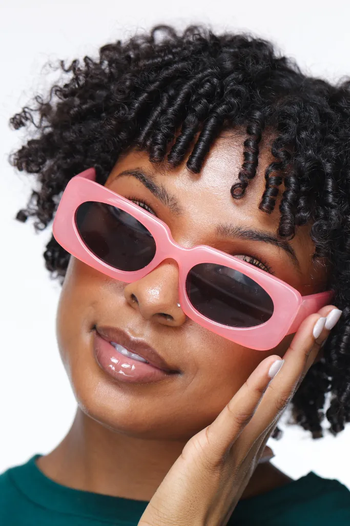 Pink Jelly Sunglasses