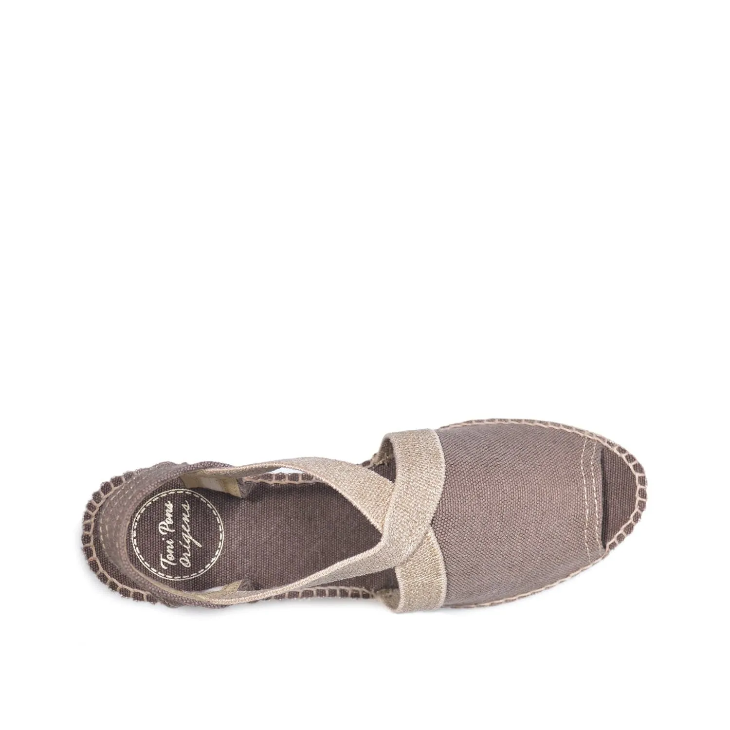 Plain Canvas Wedge Espadrille for Women - Breda-V