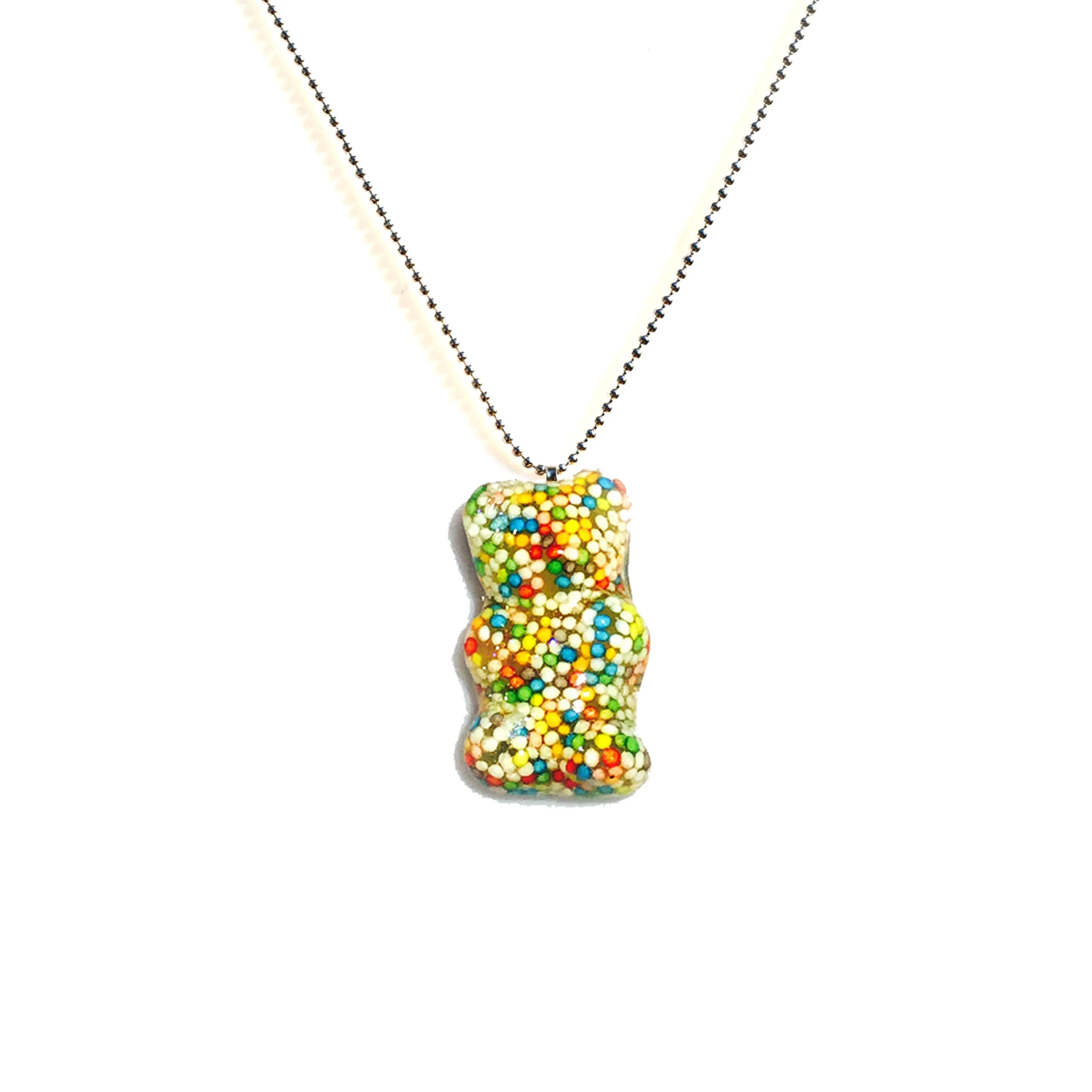 Rainbow Gummy Bear Necklace