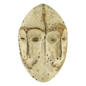 Rare Double Lega Bwami Idimu Mask, Congo #62