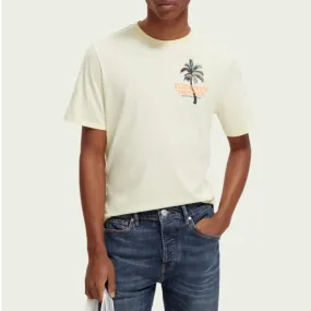 Scotch & Soda Forever Summer Artwork Tee (Banana) 171694