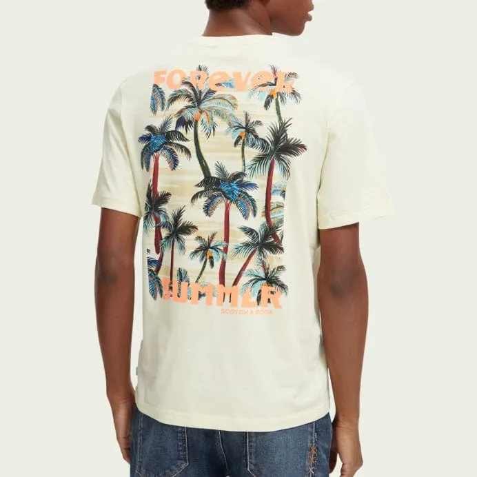 Scotch & Soda Forever Summer Artwork Tee (Banana) 171694