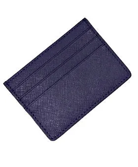 Skinny Credit Card Holder in navy